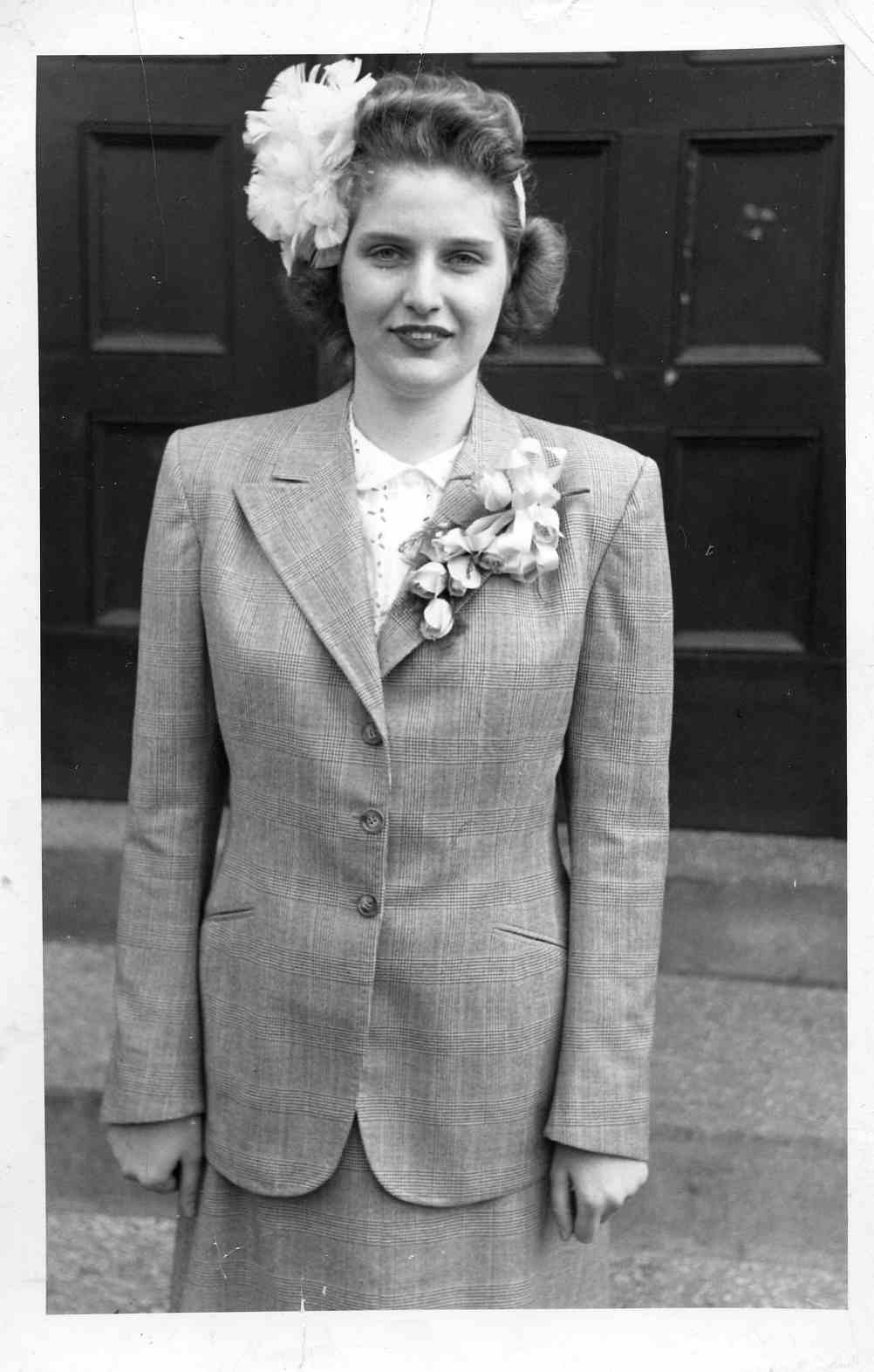 Barbara Daunora, late 1940s, early 1950s