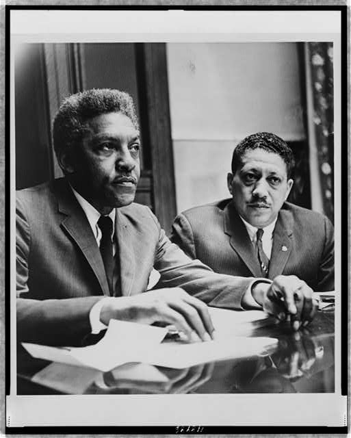 [Bayard Rustin and Dr. Eugene Reed at Freedom House] /...