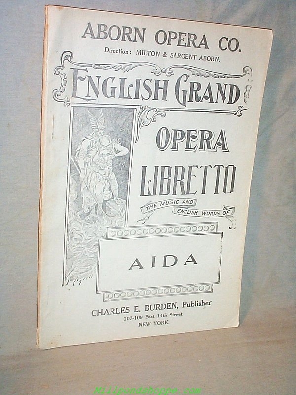 Aborn opera company Libretto