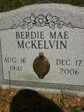 Berdie M Mckelvin gravesite