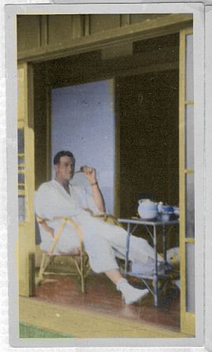 1946  Leo Erles relaxing in Tokyo