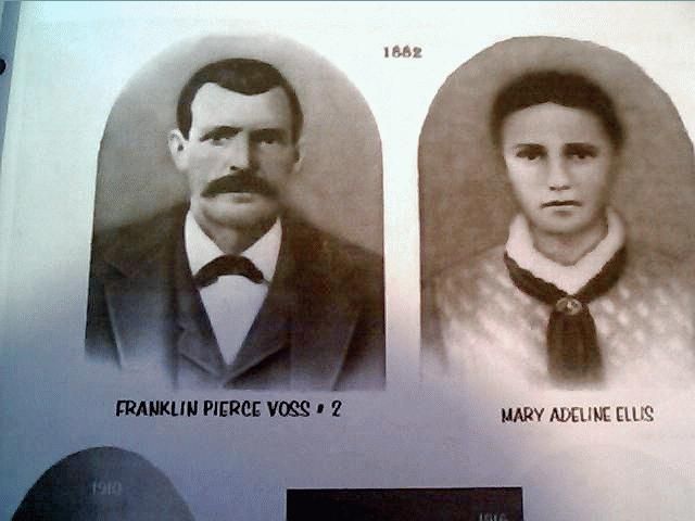 Franklin Pierce Voss and wife Mary Adeline Ellis