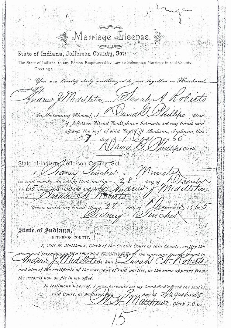 Andrew Jackson Middleton Civil War Records 2