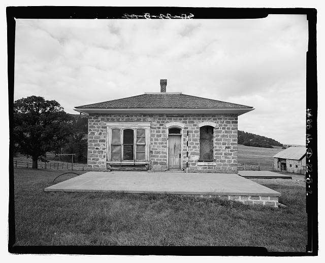 2. Looking west at east elevation, with scale - Anderson...