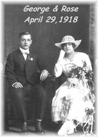 George & Rose Mock Wedding Day 1918