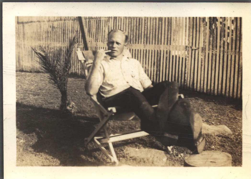Man on a chair