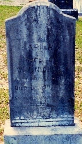 Grave of Mariah Nichols