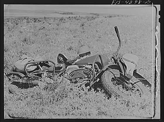 Fort Riley, Kansas. During a field problem of a...