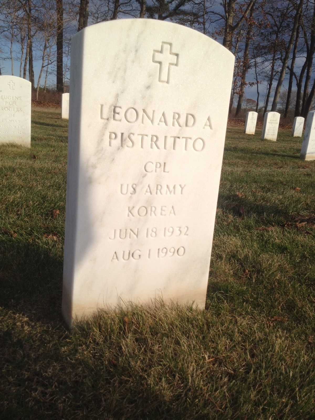 Leonard A Pistritto gravesite