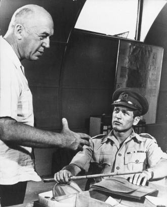 Otto Preminger and Paul Newman