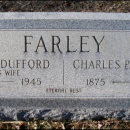 Myrta (Dufford ) Farley & Husband Charles P. Farley Gravestone