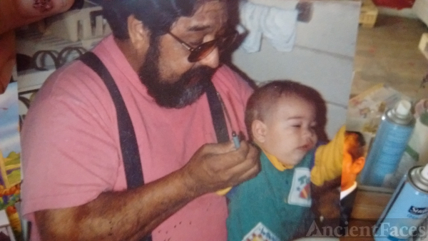 Albert and son Jojo Mendez at family home in Kerman ca