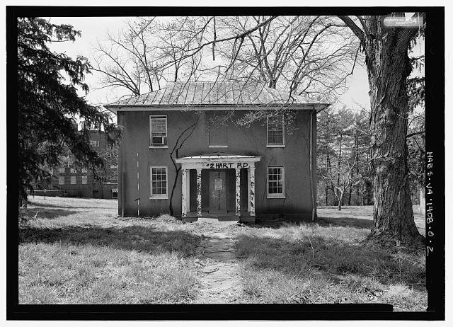 Elevation of northeast facade, with scale - Blue Ridge...