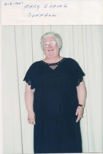 Mary Elaine Connell--photo 4-8-2001