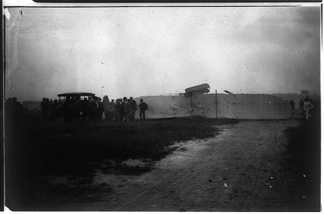 The broken propellor, the cause of the Fort Myer tragedy