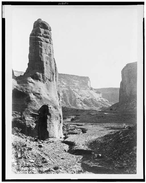 Monument in Canon del Muerte [i.e., Muerto], Ariz.
