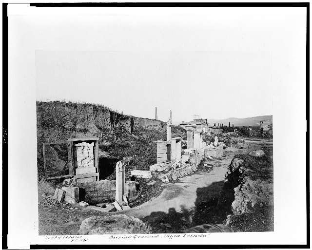 Burial ground "Agia Triada". Tomb of Dexileus, B.C. 393