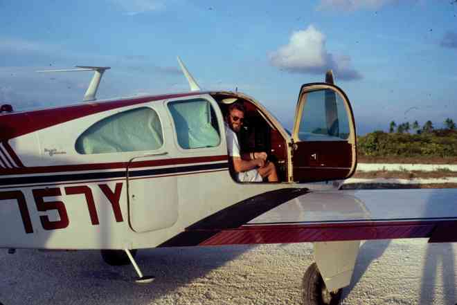 Günter Sabionski's plane