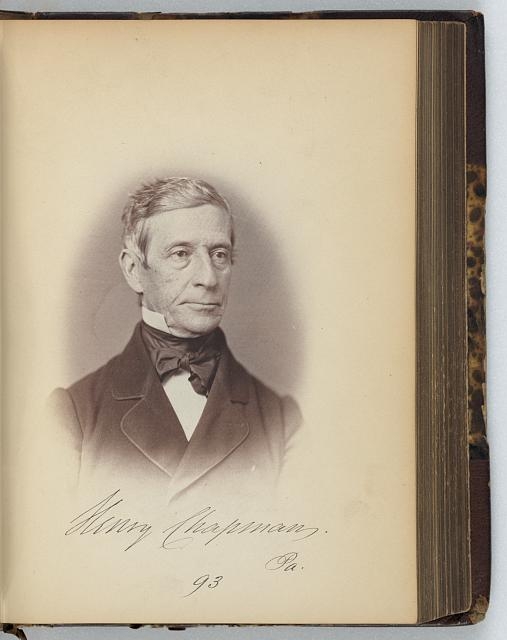 [Henry Chapman, Representative from Pennsylvania,...