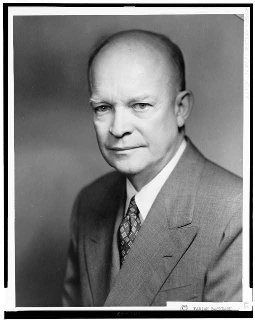 [Dwight D. Eisenhower, head-and-shoulders portrait,...