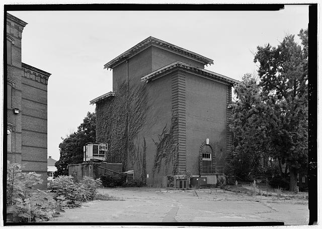 Perspective view of northwest corner - St. Elizabeths...