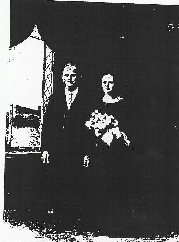 David Hiram Sheeks & Lena (Parker) Wed In 1924