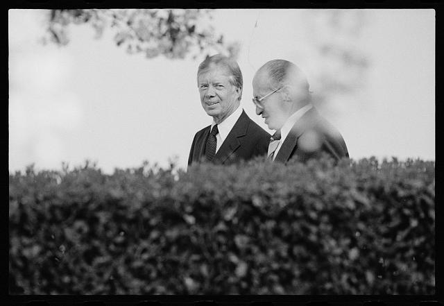 [President Jimmy Carter and Israeli Prime Minister...