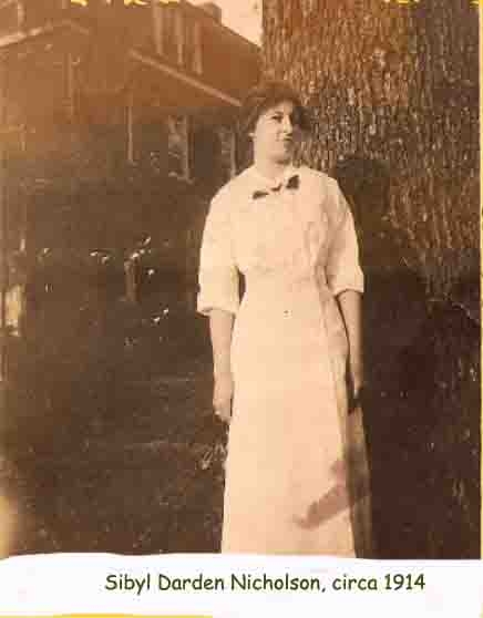 Sibyl Darden Nicholson Ward, 1914