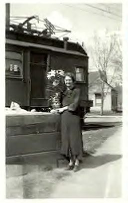 Lady and flower