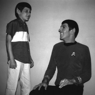 Leonard Nimoy and Fan