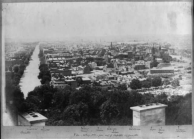 View, looking N.W. from roof of Capitol