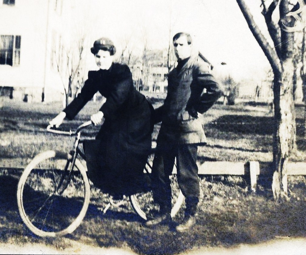 Bicyclist circa 1905