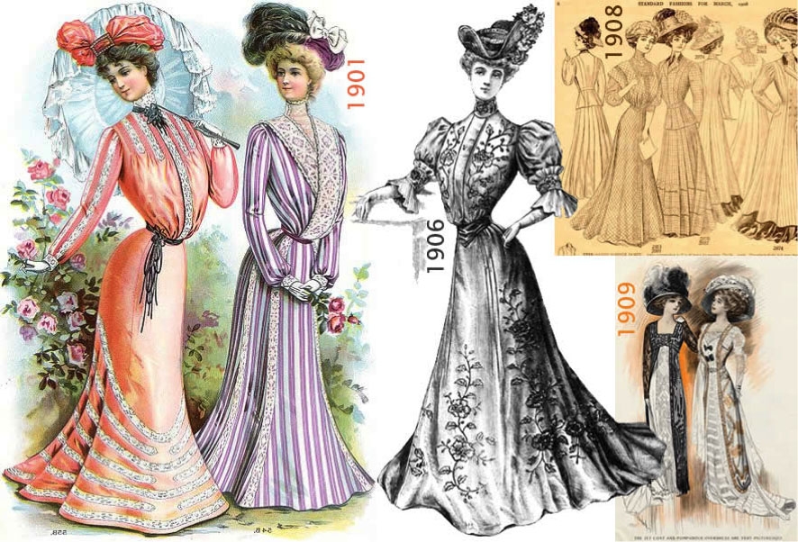 Fashion 1901 through 1909