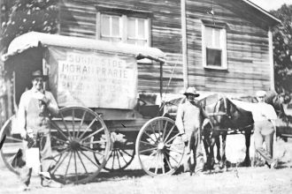 John M. Tesarik Produce wagon