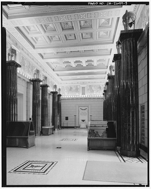 Monumental corridor (room 131, representing rooms 236 and...