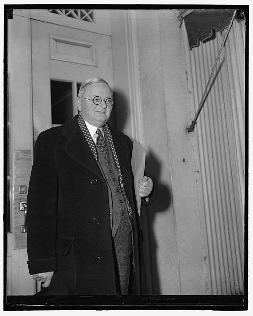 Census director confers with president. Washington, D.C.,...