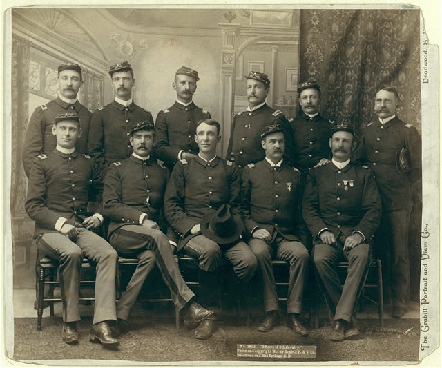 "Officers of the 9th Cavalry"