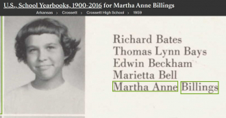 Martha Anne Billings-McCarthy--U.S., School Yearbooks, 1900-2016(1959)