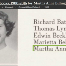 Martha Anne Billings-McCarthy--U.S., School Yearbooks, 1900-2016(1959)