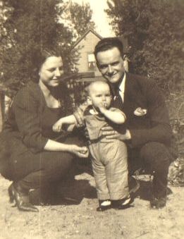 My daddy, Ira Eppinger, with his parents.