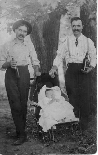Baby Ernie w/ his father Frank & uncle ??