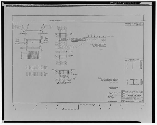 42. SHEET 23 - Heald Street Bridge, Spanning Conrail...