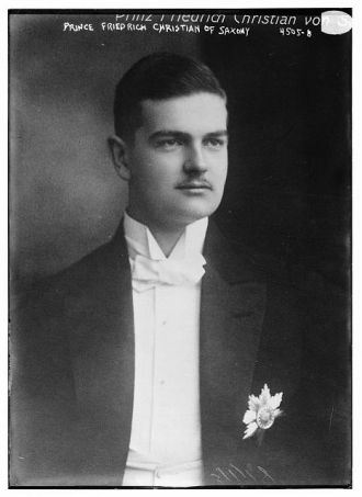 Prince Friedrich Christian of Saxony