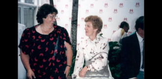 Betty J McCulley (left)