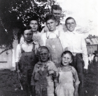 Adsit Family, Terlton, Oklahoma, Circa 1943