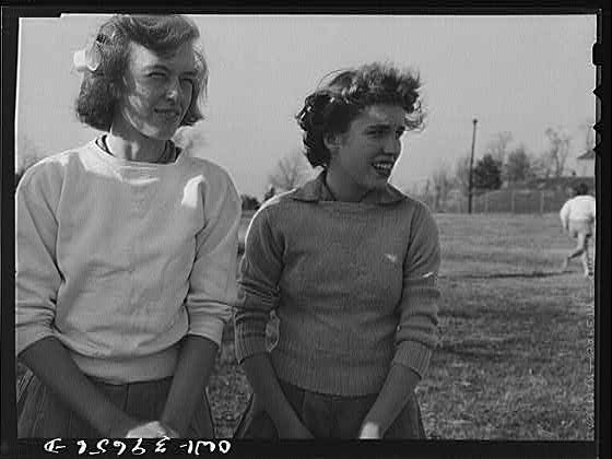 Washington, D.C. Sally Dessez (right), a student at...