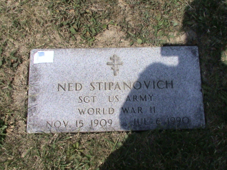 Gravesite photo of Ned Stipanovich