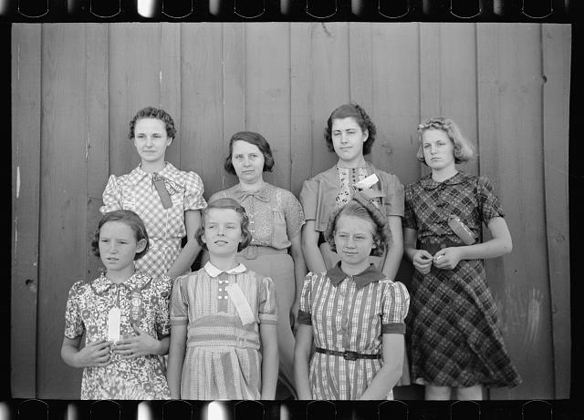 Daughters of resettlement clients who have formed 4-H...