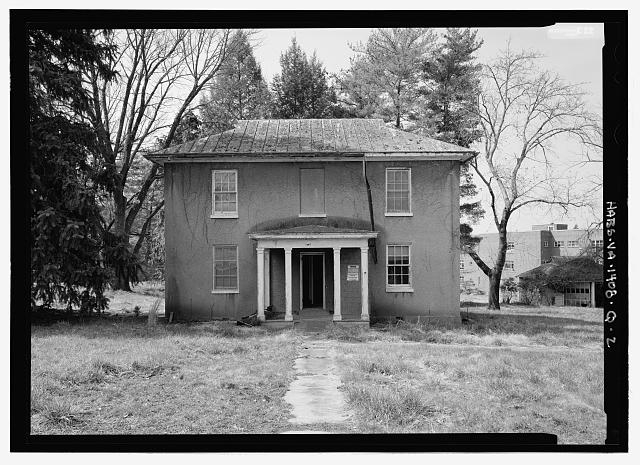 Elevation of east facade - Blue Ridge Sanatorium,...