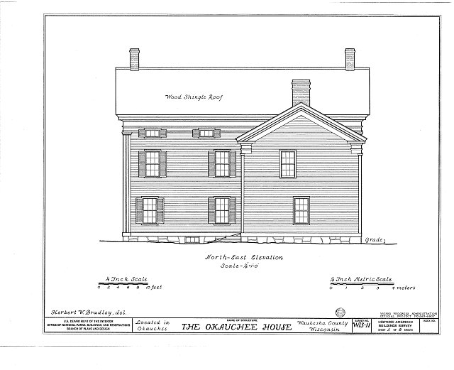 HABS WIS,67OKAU,1 (sheet 5 of 8) Okauchee House, U.S....